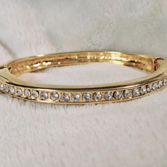 Vintage Gold Cubic Zirconia Bracelet - Picture 3 of 3